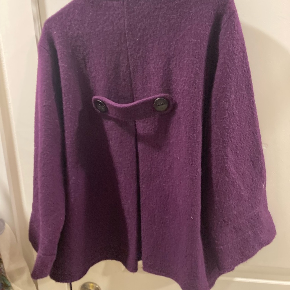 Ruby Rd. Purple Teddy Jacket - Picture 2 of 5